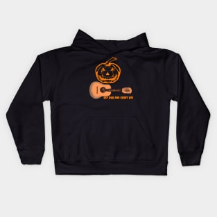 Say boo and scary on Kids Hoodie